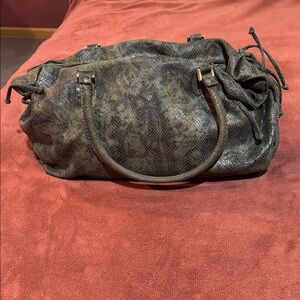 New York & Company Brown Shoulder Bag with Slouchy Design 16”Lx10”Hx8”D